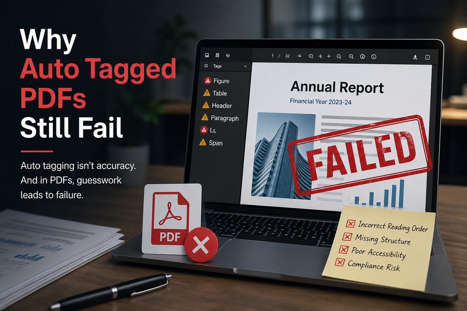Why Auto Tagged PDFs Still Fail